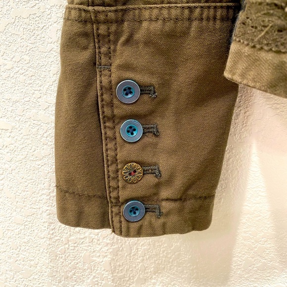 Anthropologie Hei Hei Delaine Blazer olive green - Picture 7 of 10